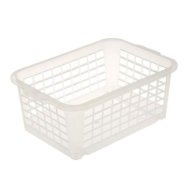 košík transparent, 25x17x10cm,plast