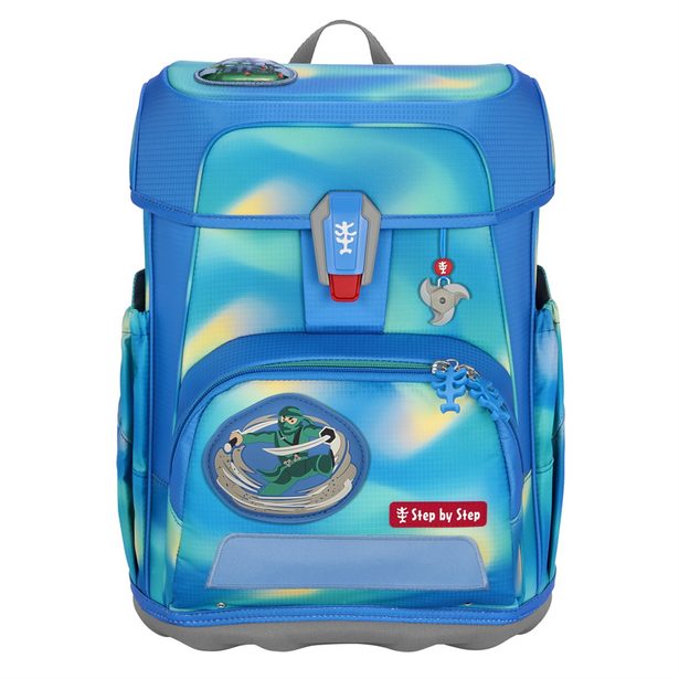 Školní aktovka Step by Step CLOUD FLASH, Ninja Zazu - 5 dílný set, AGR certifikát