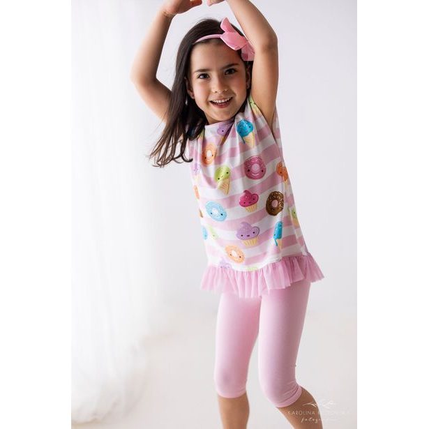 Tunika s tylem Lily Grey donuty