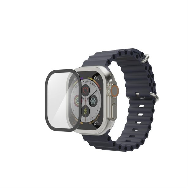 Hama Super Hybrid, ochrana displeje pro Apple Watch Ultra 3, 49 mm, D3O®, nerozbitná
