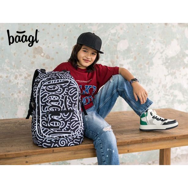 BAAGL 5 SET Core Element: batoh, penál, sáček, desky, peněženka