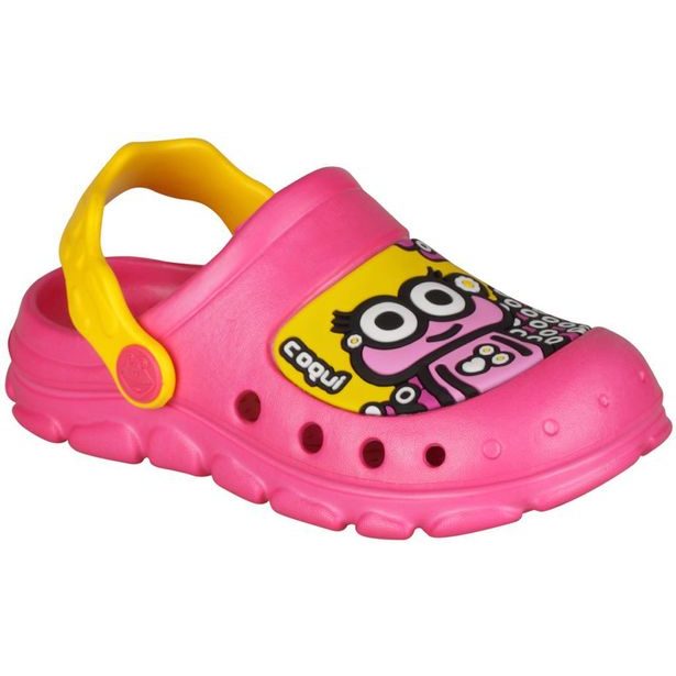 Coqui detské sandále STONEY fuchsiovej/žlté