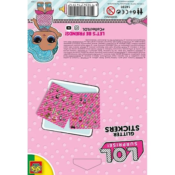 L.O.L. - nálepky se třpytkami