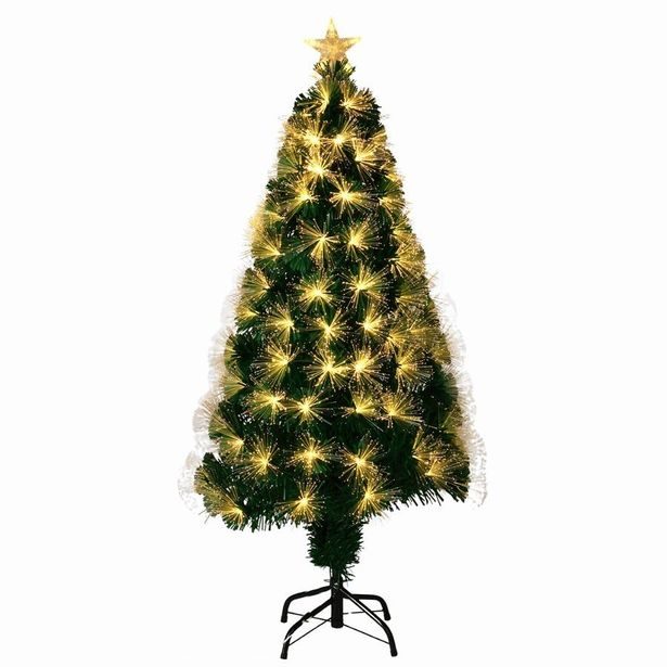 HOMESTYLING Vánoční stromeček s LED osvětlením 90 cm KO-AFB000410