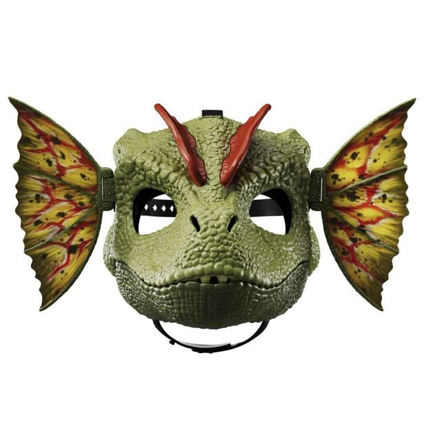 JW DILOPHOSAURUS MASKA NA OBLIČEJ SE ZVUKY