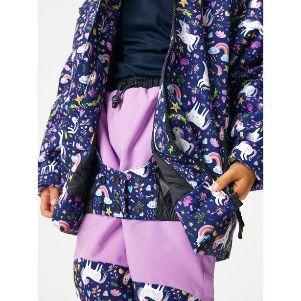 Unuo Dětská zimní bunda Polar, Jednorožci