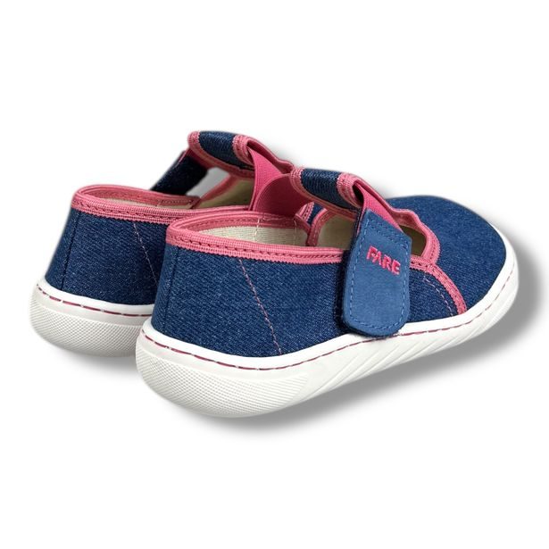 Domácí obuv FARE WIDE - Modro-růžové