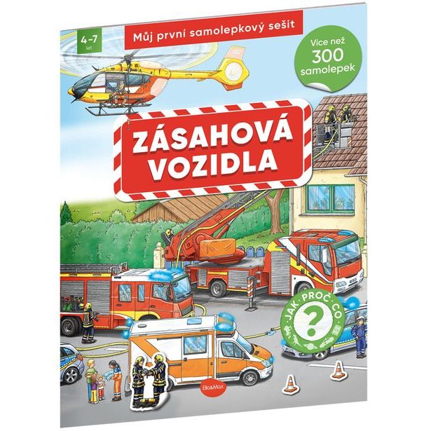 Můj první samolepkový sešit – ZÁSAHOVÁ VOZIDLA