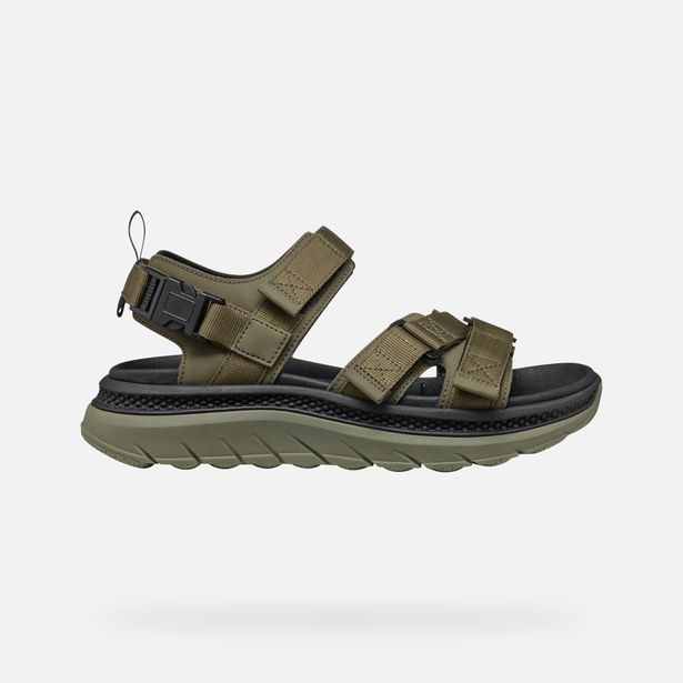 Khaki pánské sandály Geox Spherica Actif X S