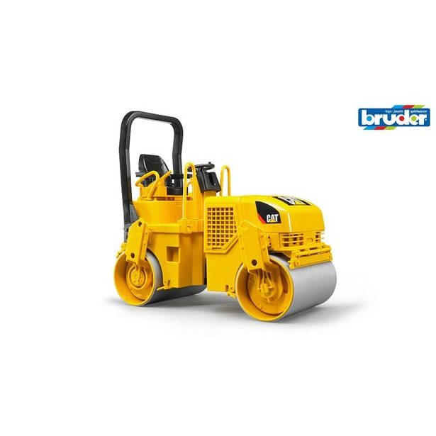 Konstrukční vozy - CAT válcovací stroj při pokládání asfaltu 1:16