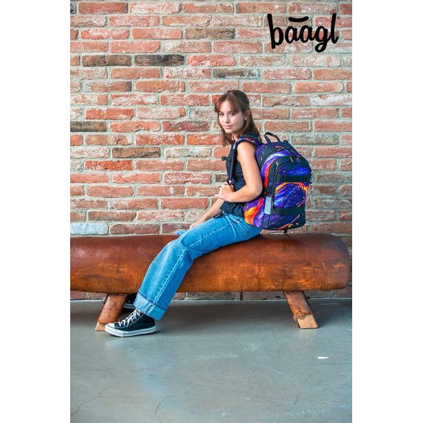 BAAGL SET 5 Skate Vibe: batoh, penál, sportovní taška, ledvinka, obal na notebook GRS