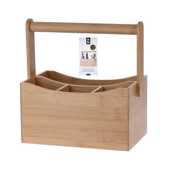 stojan na příbory, 23x14x24cm, bambus