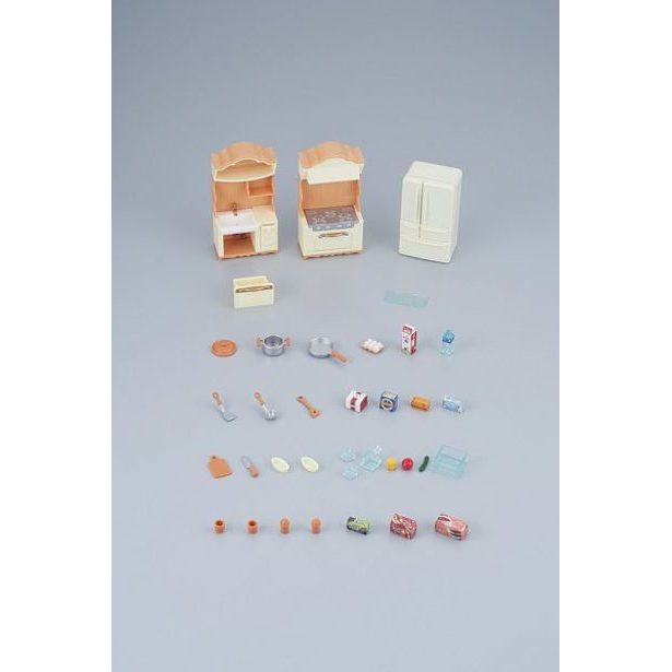 set - kuchyňská linka s ledničkou