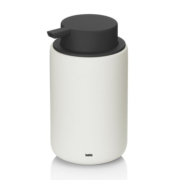 KELA Dávkovač mýdla Sana keramický 300 ml bílá KL-24530