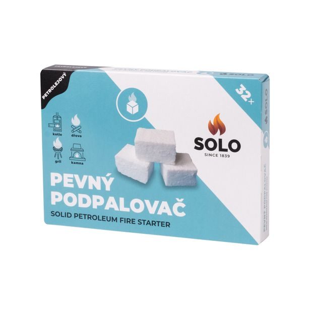 podpalovač pevný SOLO petrolej.32kostek