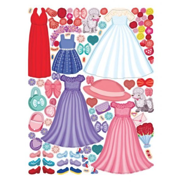 Šaty pro TEREZKU ─ Kniha samolepek Baagl