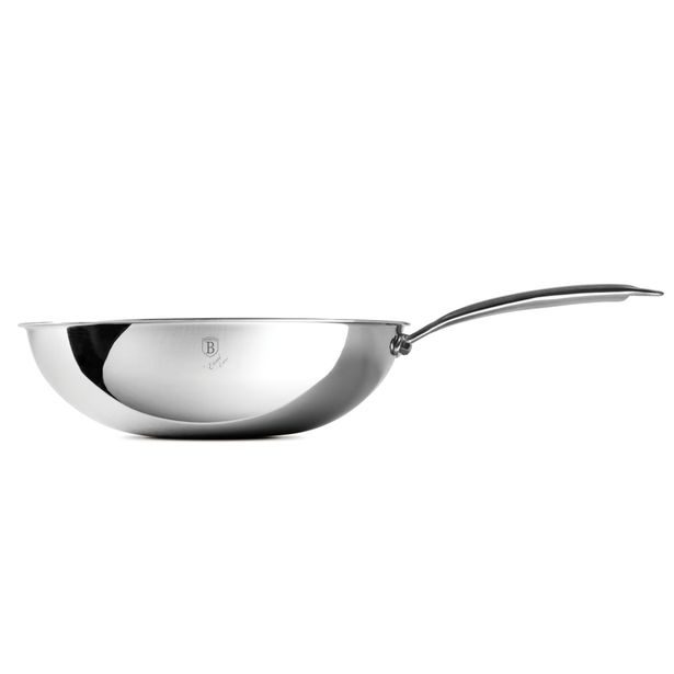 BERLINGERHAUS Pánev WOK nerez s nepřilnavým povrchem 30 cm Eternal Collection BH-8521