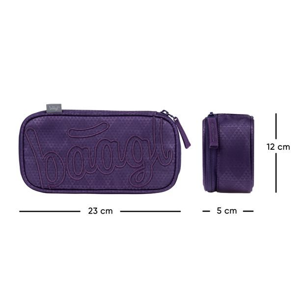 BAAGL Školní penál etue Plum