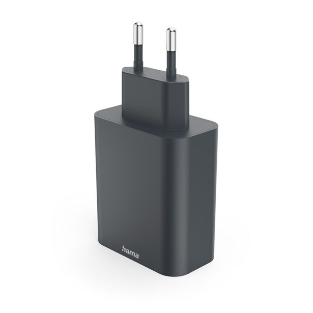 Hama rychlá USB nabíječka USB-C + USB-A, PD/QC, 45 W, Ecosential