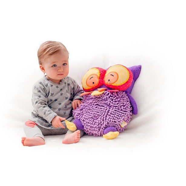 Mazlící polštář, sova "HOKU"