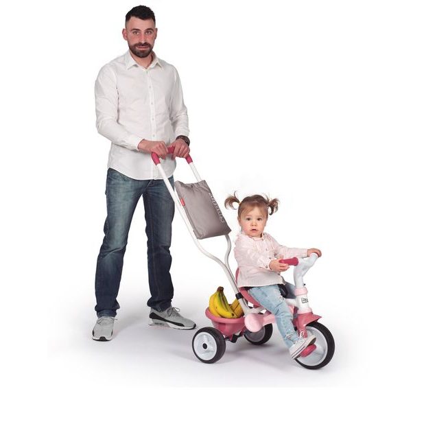 Tříkolka Be Move Comfort růžová