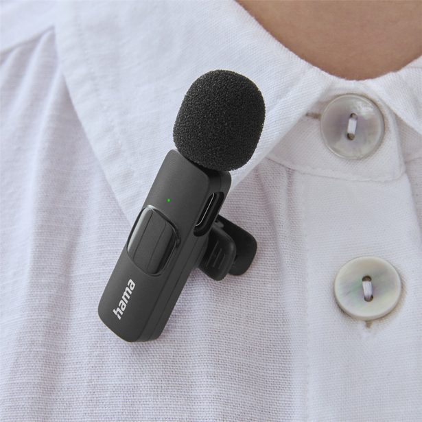 Hama bezdrátový klopový mikrofon Lavalier Smart Wireless