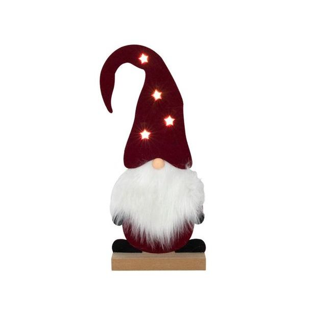 HIT DEKORACE SKŘÍTEK PLSTĚNÝ 4LED 35CM_hamashop