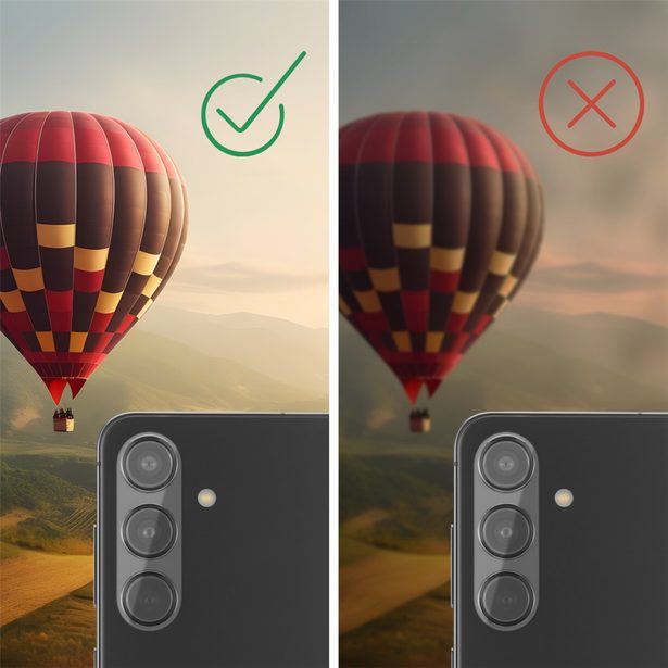 Hama Cam Protect, ochranné sklo fotoaparátu pro Samsung Galaxy S25 Edge, průhledné