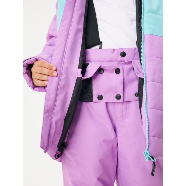 Unuo Dětská zimní bunda Ski, Lila