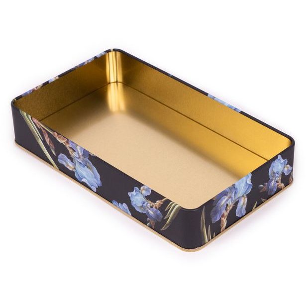 Plechová dóza Kosatec - Kateřina Winterová collection