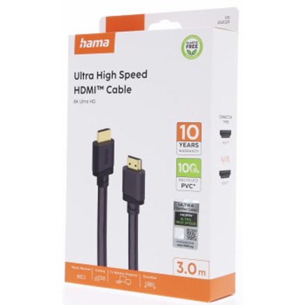 Hama HDMI kabel 8K Ultra High Speed 3 m