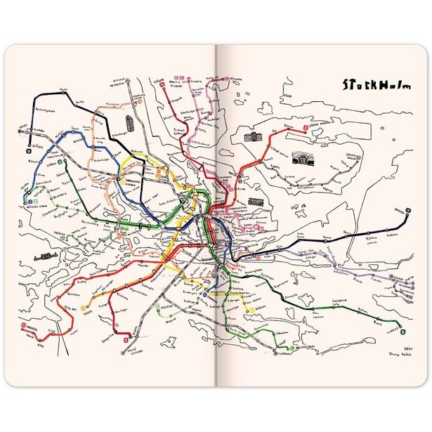 Notes Maappi, linkovaný, 13 × 21 cm Baagl