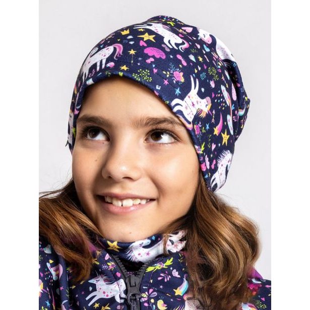 Unuo, Fleecová čepice, Jednorožci (fleece cap, unicorns)