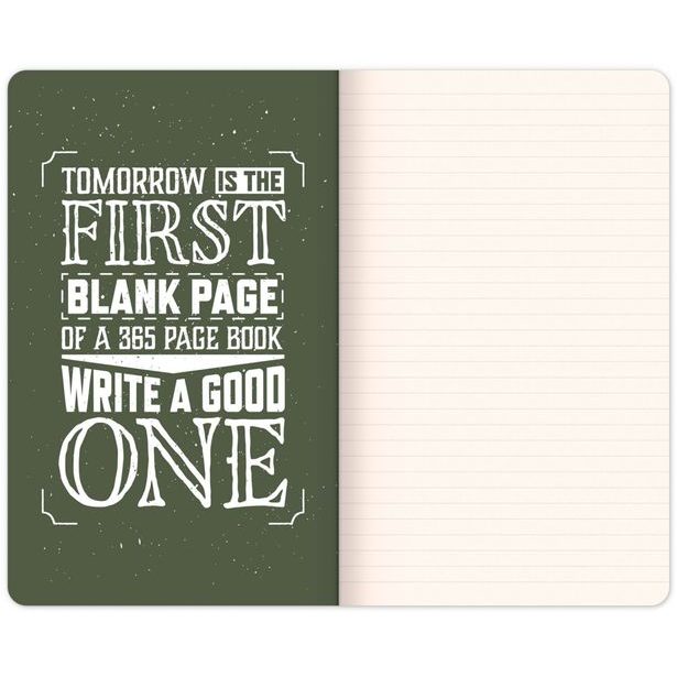 Motivační notes, linkovaný, 13 × 21 cm Baagl