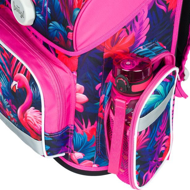 BAAGL Školní aktovka Ergo Plameňáci