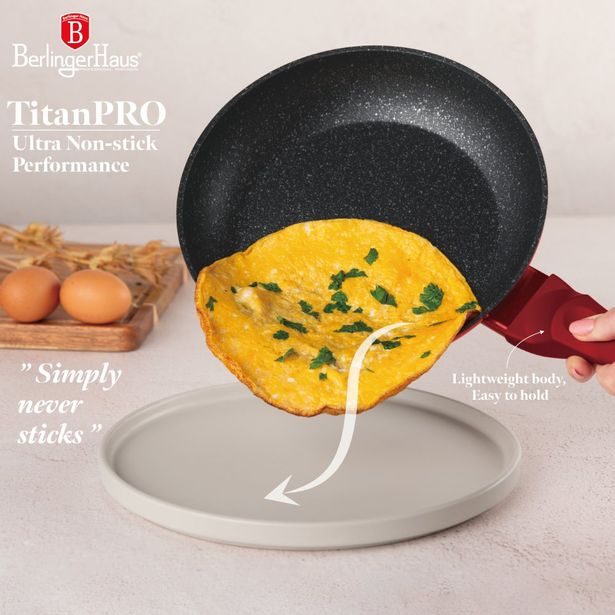 BERLINGERHAUS Sada nádobí s mramorovým povrchem 11 ks Burgundy Metallic Line BH-7142