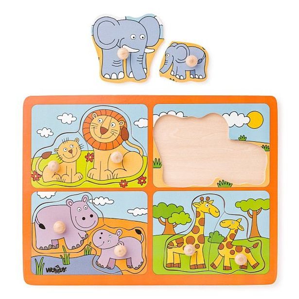 Puzzle pro nejmenší s úchyty - pro nejmenší s úchyty
