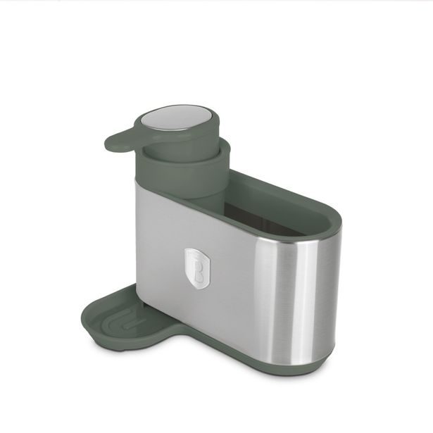 BERLINGERHAUS Dávkovač mycího prostředku 2 v 1 Matte Green Collection BH-8933