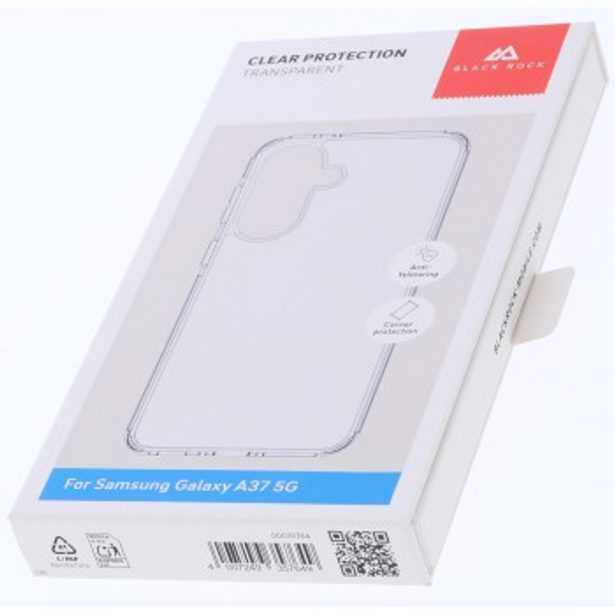 Black Rock Clear Protection Case, kryt pro Samsung Galaxy A37 5G, vždy průhledný, nežloutne