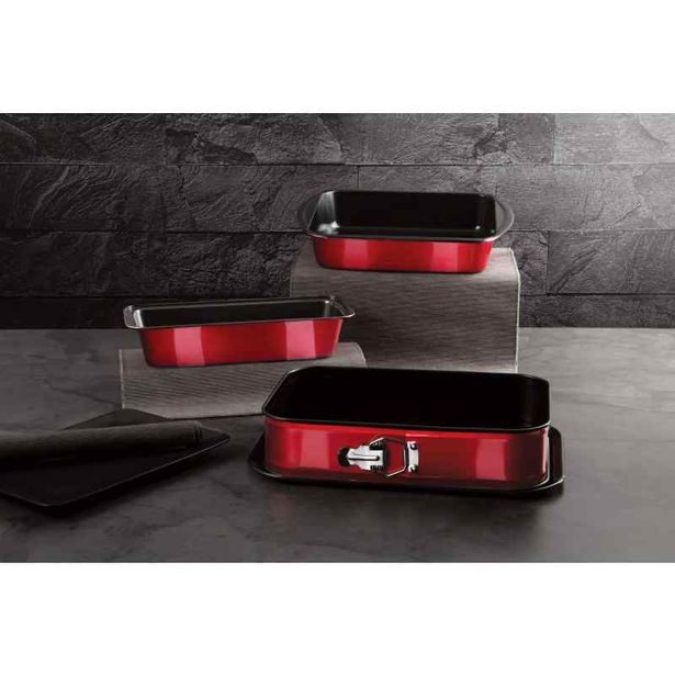 BERLINGERHAUS Sada pečicích forem s titanovým povrchem 3 ks Burgundy Metallic Line BH-7632