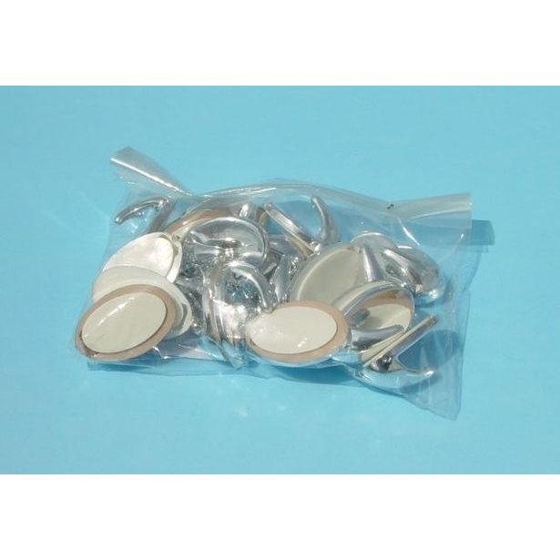 háček 1025 SLZA pokovený,samolep.