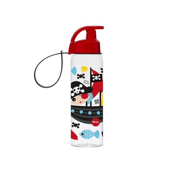 láhev 0,50l PIRÁT, nápitka, kryt, dětská, plast