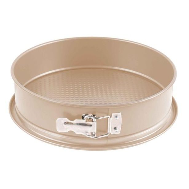 KITCHISIMO FORMA NA DORT KITCHISIMO 28CM ZLATÁ UHLÍKOVÁ OCEL
