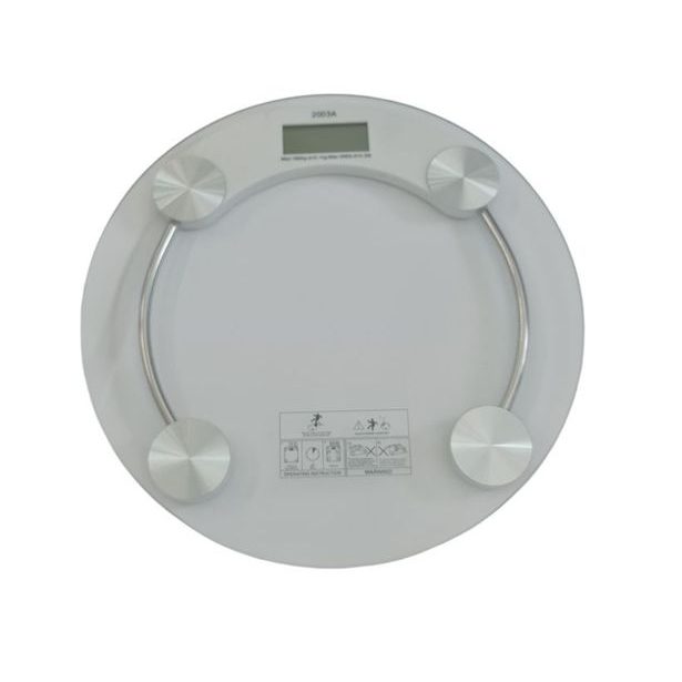 váha 180kg osob.dig. KRUH (2003A), průhl.sklo