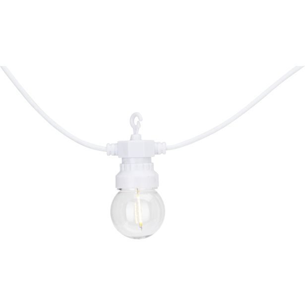 PROGARDEN Světelný řetěz LED PARTY 20 žárovek bílý KO-LE2200170