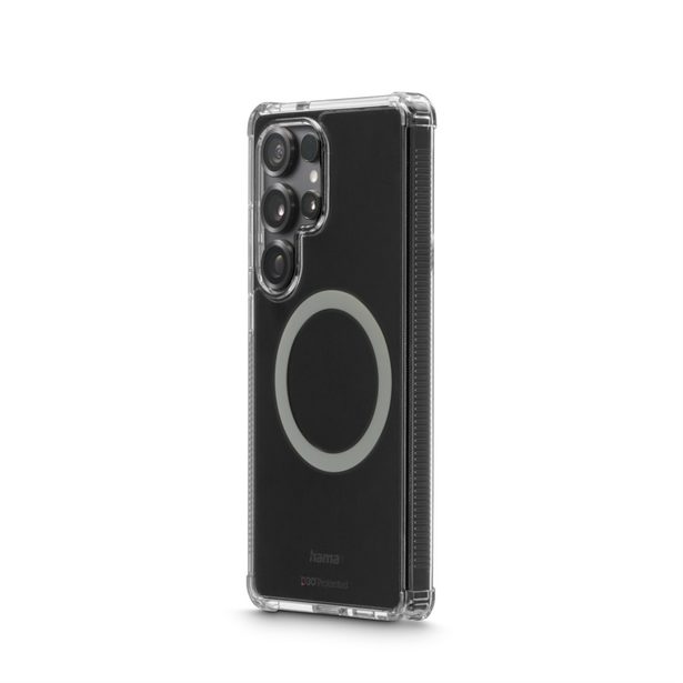 Hama Extreme Protect, kryt pro Samsung Galaxy S25 Ultra, magnetický, D3O®, nežloutne, průhledný