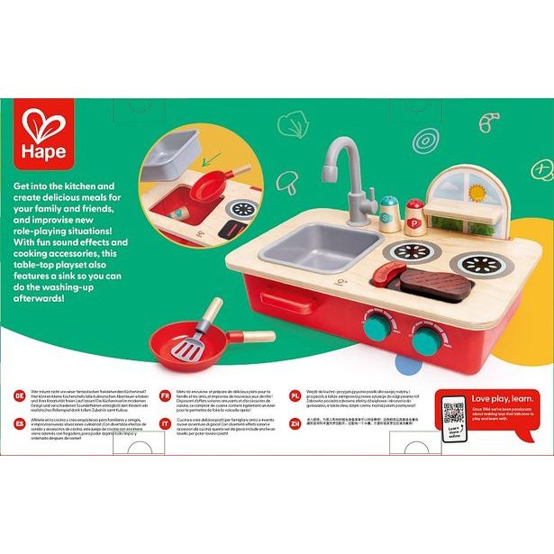 Hape Mini kuchyňka pro malé šéfkuchaře