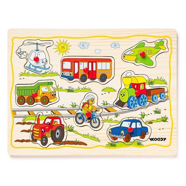 Displ. 12ks - Puzzle na desce "Dětské motivy"