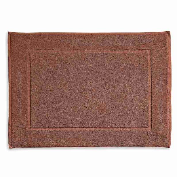 KELA Koupelnová předložka Ladessa Ladessa 70x50 cm bavlna terra KL-23487