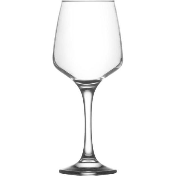 sklen. 295ml, 6ks, LAL,v.19cm, bílé víno na stopce (FAN)